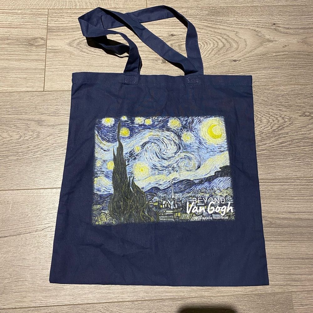 Van Gogh Starry Night Tote Bag - Blue